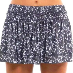 LUCKY IN LOVE Metallic Stars Skort Size M 8-10 Novelty Print Full of Love Smock